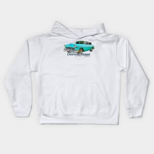 1955 Chevrolet Nomad Station Wagon Kids Hoodie